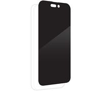 ZAGG InvisibleShield Glass Elite Protection d'écran de confidentialité pour iPhone 14 Pro Antichoc, anti-rayures, organique, antimicrobien, transparent