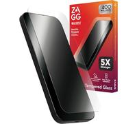 ZAGG InvisibleShield Glass Elite Protection d'écran pour iPhone 15 Pro Max - 5 fois plus résistante avec bords renforcés, surface résistante aux rayures et aux taches, facile à installer