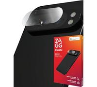 ZAGG InvisibleShield Glass Elite Protection en Verre Trempé pour Objectif Appareil Photo Google Pixel 9, Couverture Complète, Anti-Reflet, Résistant aux Traces et Rayures, Antichoc (Transparent)