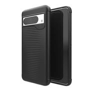 ZAGG Luxe Coque de Protection Compatible avec Google Pixel 8 Pro, Durable, antimicrobien, graphène, léger, Flexible, Noir