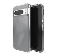 ZAGG Luxe Coque de Protection Compatible avec Google Pixel 8 Pro, Durable, antimicrobien, graphène, léger, Flexible, Transparent