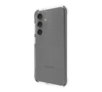 ZAGG Luxe pour Samsung Galaxy S24 Coque, Graphène amélioré, Ultra Fine, résistante aux Chocs, Protection Contre Les Chutes de 10 Pieds, Compatible avec Le Chargement sans Fil, Transparente