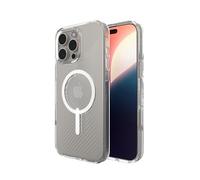ZAGG Luxe Snap Coque renforcée au graphène pour iPhone 16 Pro Max [6.9-Pouces], Compatible MagSafe, Design Fin et Confortable, Coque arrière de téléphone Antichoc (Transparent)