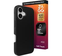 ZAGG Manhattan Snap Coque de téléphone pour iPhone 17, protection contre les chutes, 13ft / 4 m, silicone doux au toucher, fine et légère, surface lisse et prise en main antidérapante, compatible avec