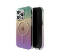 ZAGG Milan Snap Coque renforcée en graphène pour iPhone 15 Pro [6,1 Pouces], Compatible MagSafe, Anti-jaunissement, Coque arrière de téléphone Antichoc (irisé)