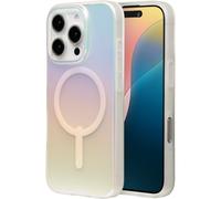 ZAGG Milan Snap Coque Renforcée en Graphène pour iPhone 16 Pro [6.3 Pouces], Compatible MagSafe, Anti-jaunissement, Prise en Main sécurisée, Coque de téléphone à la Mode, Anti-Choc (Iridescent)