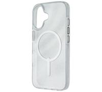 Zagg Milan Snap Séries Étui pour Magsafe IPHONE 16 - Blanc Paillettes Tourbillon