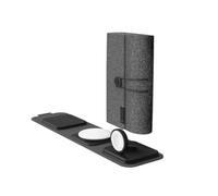 ZAGG Mophie Chargeur rapide de voyage 3 en 1 avec MagSafe (Gen 1) [15 W] pour iPhone, Airpod et Apple Watch, chargement sans fil triple appareils, facile à transporter, câble USB-C, adaptateur et étui