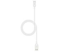 ZAGG mophie essentials Câble USB-A vers USB-C, charge rapide 12W pour appareils mobiles, matériau PVC premium, 3 mètres, noir/blanc (blanc)