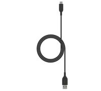 ZAGG mophie essentials Câble USB-A vers USB-C, charge rapide 12W pour appareils mobiles, matériau PVC premium, 3 mètres, noir/blanc (noir)