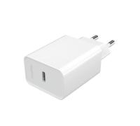 ZAGG mophie Essentials Chargeur Rapide USB-C 20 W 1 Port, Adaptateur Mural Power Delivery PD EU pour iPhone, Samsung, iPad, MacBook et Plus - Optimisé pour MagSafe, Design Compact (Blanc)