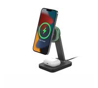 ZAGG mophie Snap+ Support de Charge et Pad avec Adaptateur Royaume-Uni/Irlande, appareils compatibles Qi, Charge Rapide, jusqu'à 15 W, 2 appareils, Noir