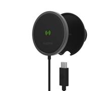 ZAGG Mophie Snap + Support sans Fil pour Grille d'aération de Tableau de Bord de Voiture - Chargement Universel jusqu'à 15 W - Compatible Apple et Qi - Noir