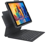 ZAGG Pro Keys Clavier et étui Amovible Compatible avec Apple iPad 11", rétroéclairé, Durable, léger, Facile à Transporter, Bluetooth, Gris/Noir