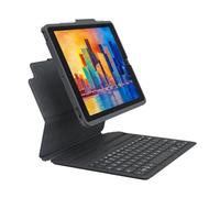 ZAGG Pro Keys Clavier et étui Amovible Compatible avec Apple iPad 11", rétroéclairé, Durable, léger, Facile à Transporter, Bluetooth, Gris/Noir