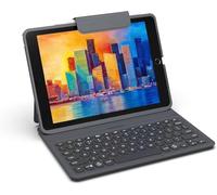 ZAGG Pro Keys Étui amovible et clavier sans fil pour Apple iPad 10,2" (Gen 9, 8, 7) - Appairage Bluetooth, touches rétroéclairées pour ordinateur portable, porte-crayon Apple, protection contre les