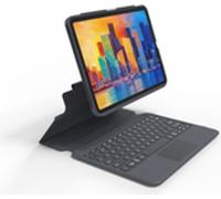ZAGG Pro Keys - QWERTZ - Deutsch - Trackpad - Apple - iPad Air 10,9 pouces (4ème gén.) et iPad Pro 11 pouces (1ère & 2ème gén.) - Schwarz - Grau