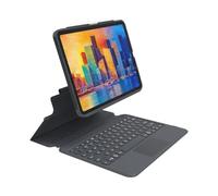 ZAGG Pro Keys - Clavier et étui - avec trackpad - rétro-éclairé - Bluetooth - QWERTY - R.-U. - noir clavier, noir étui - pour Apple 10.2-inch iPad (7ème génération, 8ème génération)
