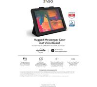 ZAGG Rugged Messenger Case UK + VG IPad 9.7