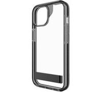 Zagg Santa Cruz - Coque de protection pour téléphone portable - béquille - graphène - noir, transparent - pour Apple iPhone 13, 14, 15, 16e G