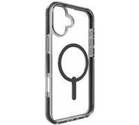 Zagg Santa Cruz Snap - Coque de protection pour téléphone portable - compatibilité avec MagSafe - graphène - noir, transparent - pour Apple iPhone 16 Plus G