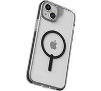 Zagg Santa Cruz Snap - Coque de protection pour téléphone portable - compatibilité avec MagSafe - noir, transparent - pour Apple iPhone 14 Plus, 15 Plus G