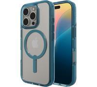 ZAGG Santa Cruz Snap Coque en Graphène pour iPhone 16 Pro [6.3 Pouces], Compatible MagSafe, Anti-jaunissement, Résistant aux Rayures, Design Mince, Coque Anti-Choc (Bleu rétro)
