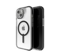 ZAGG Santa Cruz Snap Coque renforcée en graphène pour iPhone 13, 14 et 15 [6,1 Pouces], Compatible MagSafe, Anti-jaunissement, Antichoc (Noir)