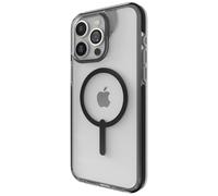ZAGG Santa Cruz Snap Coque renforcée en graphène pour iPhone 15 Pro [6,1 Pouces], Compatible avec MagSafe, Anti-jaunissement, Coque arrière de téléphone Antichoc (Noir)