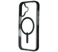 ZAGG Coque Santa Cruz Snap – MagSafe, Graphène, Anti-jaunissement – iPhone 16 Transparent/Noir