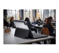 ZAGG Tough Keys - Clavier et étui (étui folio) - avec trackpad - USB-C - QWERTZ - Allemand - noir clavier, noir étui - boîtier marron - B2B - pour Apple 10.9-inch iPad Wi-Fi (10ème génération), Wi-Fi