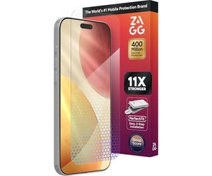ZAGG XTR5 Screen Protector for iPhone 17 Pro Max - Glass, Blue Light Protection, 11X Stronger, Eyesafe CPF60 Tech, Anti-reflective Tech, Vibrant Color & Touch Sensitive Tempered Glass, Easy To Install