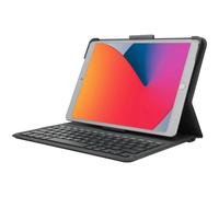 ZAGG ZAGG Coque clavier Messenger Folio 2 iPad 9 (2021) 10.2 pouces / iPad 8 (2020) 10.2 pouces / iPad 7 (2019) 10.2 pouces QWERTY Gris Gris