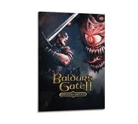 ZAHAABWS Baldur_s_gate_2_enhanced_main Poster décoratif sur toile - Affiches murales et image d'art moderne pour chambre à coucher - 60 x 90 cm