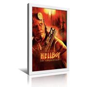 ZAHAABWS Hellboy Crooked Man Poster rétro encadré décoratif et art imprimé moderne pour chambre à coucher 30 x 45 cm