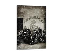 ZAHAABWS Poster de film Sons of Anarchy sur toile - Impression d'art moderne pour chambre à coucher - 20 x 30 cm