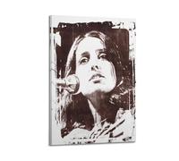 ZAHAABWS Poster décoratif sur toile de Joan Baez de chanteur et image d'art moderne pour chambre à coucher (20 x 30 cm)