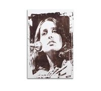 ZAHAABWS Poster décoratif sur toile de Joan Baez de chanteur et image d'art moderne pour chambre à coucher (50 x 75 cm)