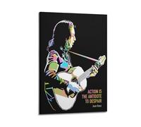 ZAHAABWS Poster décoratif sur toile de Joan Baez de chanteur et image d'art moderne pour chambre à coucher (20 x 30 cm)