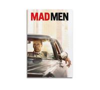 ZAHAABWS Poster décoratif sur toile pour chambre à coucher - Motif Mad Men - 40 x 60 cm