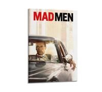 ZAHAABWS Poster décoratif sur toile pour chambre à coucher - Motif Mad Men - 40 x 60 cm