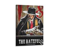 ZAHAABWS Poster du film The Hateful Eight - Impression sur toile - Décoration murale moderne pour chambre à coucher - 30 x 45 cm