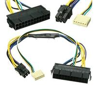 ZAHARA 12" ATX 24 Pin Carte Mère 2 Port 6 Broches pour HP Z220 Z230 18E4 PSU Power Supply Cable