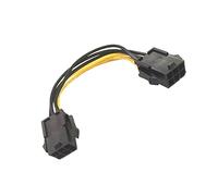 ZAHARA 16AWG PCI-E 6 Broches Femelle vers PCIE 6 Broches Femelle câble Adaptateur d'alimentation de Carte vidéo