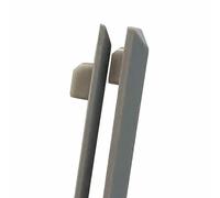 ZAHARA 2pcs Rubber Foot Strips Pied en Caoutchouc pour HP Probook 430 630 G8,ZHAN66 13 G4 G5 Pieds en Caoutchouc pour boîtier pc Rubber Feet Gris（28.3cm*0.5cm*0.3cm，27.4cm*0.5cm*0.2cm）