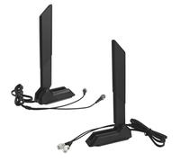 ZAHARA Antenne Mobile 2T2R Dual Band WiFi 6E pour ASUS ROG Strix B660A B660F B660G B660I/ Z590A Z590E Z590F Z590I/ Z690A Z690E Z690F Z690G Z690I/ X470I/ Z370E Gaming WiFi 1400802650600