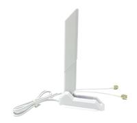 ZAHARA antenne WiFi Magnetic Base Tri-Band WiFi 6E Antenna (2.4/5/6 GHz) - 12dBi Omnidirectional - 1.2m RP-SMA Cable for PC, Gaming Motherboards (ASUS ROG, Gigabyte), WiFi 6/6E Routers and Extenders
