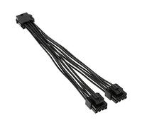 ZAHARA câble cpu 8 pin femelle à double 8 broches (4 + 4) mâle 18AWG câble répartiteur d'alimentation CPU