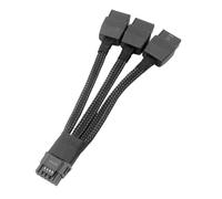 ZAHARA Câble d'alimentation 12VHPWR pour RTX 4090/4080-3x8P vers 16P (12+4) 15CM, 16AWG RTX4070 RTX4090 RTX4080 RTX5070 RTX5080 RTX5090 12VHPWR Cuivre Renforcé