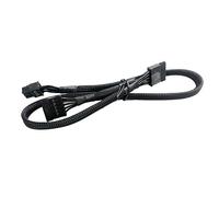 ZAHARA Câble d'alimentation 6 Broches vers 2X SATA Driver pour EVGA Supernova 450850 G2 G3 B3